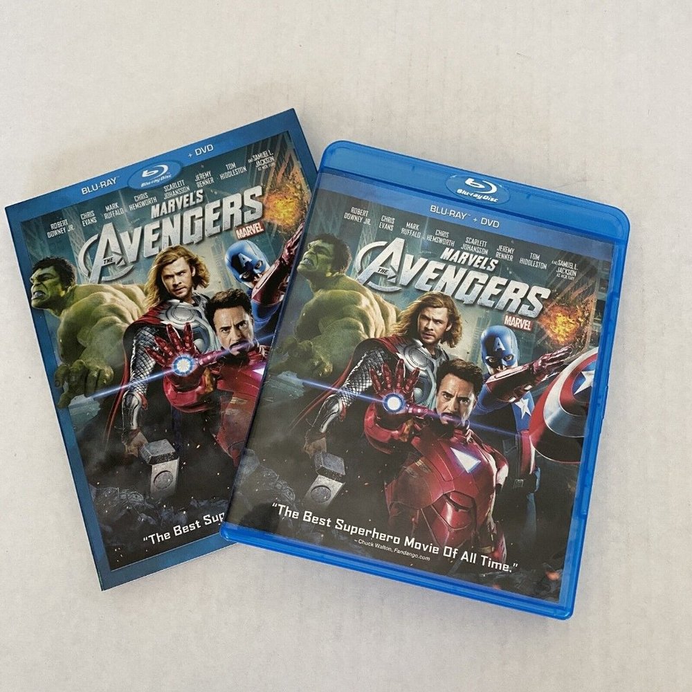 Marvel The Avengers BluRay + DVD 2012 w/ slip case